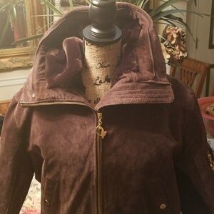 Baby Phat Brown Jacket with Gold Accents
